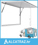 Prozor za koncesije 152x92 cm, okvir od aluminijske legure za kamion s