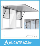 Prozor za koncesije 152x92 cm, prozor za posluživanje od aluminijske l