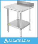 Radni stol od nehrđajućeg čelika 24 x 24 x 35 inča, komercijalni radni