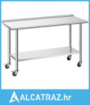 Radni stol od nehrđajućeg čelika, 61x152 cm inča, stol za pripremu hra