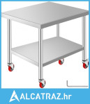 Radni stol od nehrđajućeg čelika 91 x 76 x 81 cm, nosivost 316 kg s 4