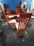 Šest danskih retro blagovaonskih stolica modernog stila od hrastovine