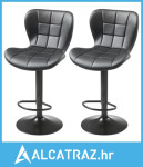 Set od 2 barske stolice, moderne barske stolice od PU kože za šank, ok