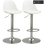 Set od 2 barske stolice, okretne, s naslonom, podesiva visina, do 120