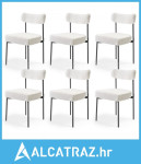 Set od 6 blagovaonskih stolica Boucle, Moderne šerpa stolice iz sredin