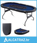 Sklopivi poker stol za 10 igrača, Blackjack Texas Holdem poker stol s