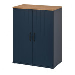SKRUVBY Element s vratima, crno-plava, 70x90 cm ormar