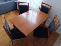 Stol + 4 stolice