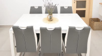 Stol i 6 stolica