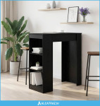Stol za bar 95 x 47 x 103,5 cm Konstruirano drvo Crni hrast - NOVO