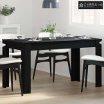 Stol za objedovanje Crni hrast 140 x 74,5 x 76 cm - Crni hrast