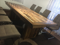 Stol od punog drva oraha