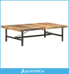 Stolić za kavu 142 x 90 x 42 cm od masivnog obnovljenog drva - NOVO