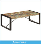 Stolić za kavu od masivnog obnovljenog drva 120 x 60 x 40 cm - NOVO