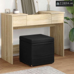 Stolica Crna 41 x 41 x 40 cm Tkanina i konstruirano drvo - Crna 40 cm