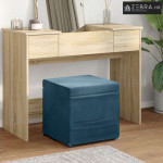 Stolica Plava 41 x 41 x 40 cm Svileni i Fino Radeći Drvo - Plava 40 cm