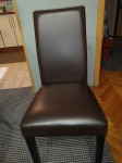 Stolice tamno smeđe