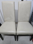 Stolice od umjetne kože-rabljene