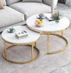 Stolići za kavu od imitacije mramora