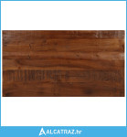 Stolna ploča 110x60x3,8 cm pravokutna masivno obnovljeno drvo - NOVO