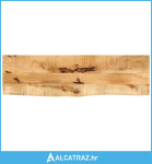 Stolna ploča 120x40x2,5 cm masivno drvo manga sa živim rubom - NOVO