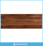 Stolna ploča 140x50x2,5 cm pravokutna masivno obnovljeno drvo - NOVO