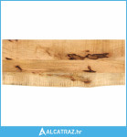 Stolna ploča 80 x 40 x 3,8 cm masivno drvo manga sa živim rubom - NOVO