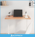 Stolna ploča svjetlosmeđa 80x40x(2-4) cm tretirana hrastovina - NOVO