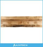 Stolna ploča sa živi rub 160x40x3,8 cm masivno grubo drvo manga - NOVO