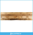 Stolna ploča sa živi rub 180x40x3,8 cm masivno grubo drvo manga - NOVO