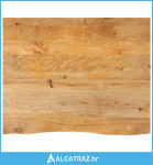 Stolna ploča sa živim rubom 110x80x3,8cm od masivnog drva manga - NOVO