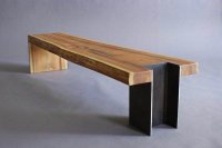 Unikatni Masivni hrastov stol sa metalnim dodatkom 270x80cm