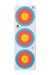 Avalon Archery target faces 40cm 3-spot small centre vertical 5 rings