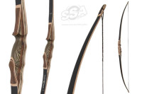 Buck Trail Longbows Black Hawk 68" RH 50 lbs Flemish Dyneema String In