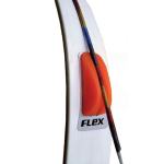FLEX ARCHERY LIMB DAMPERS V-FLEX LIMB-STRING DAMPER RED 1/PR