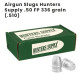Airgun Slugs Hunters Supply .50 FP 336 grain (.510) pcp diabolo slug