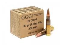 GGG .308 WINCHESTER 147GRS FMJ