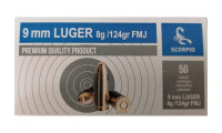STV Scorpio 9x19mm metak FMJ 124gr (8g) 500 komada