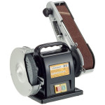 Stolna tračna brusilica s diskom 200W,150x20mm s trakom