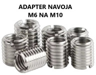 ADAPTER NAVOJNI ZA SONDIE I SENZORE M6 NA M10 10MM DUŽINE SA PROREZOM