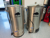 BrewTaurus 65L PRO sustav za kuhanje piva + 40L grijač za sparge vodu