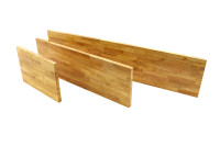 Delovna plošča iz masivnega lesa 68 cm