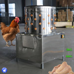 Električni stroj za čerupanje peradi