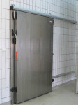 Inox masivna klizna vrata za rashladne komore