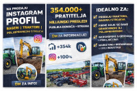 INSTAGRAM PROFIL 354K PRATITELJA - BIZNIS