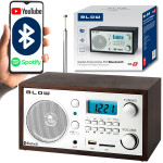 Prijenosni FM radio LCD USB bluetooth SD