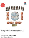 Proinstal set potrošnih materijala za varenje , zavarivanje F27