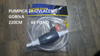 nova pumpica za izvlačenje goriva vina i sl.