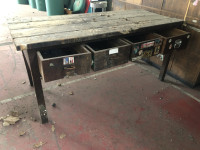 Radni stol pank sa ladicama 200x85x90