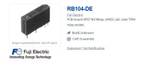 RELEJ FUJI RB104-DE 1xNo 5A SVITAK 24VDC120mW  (OSIJEK)